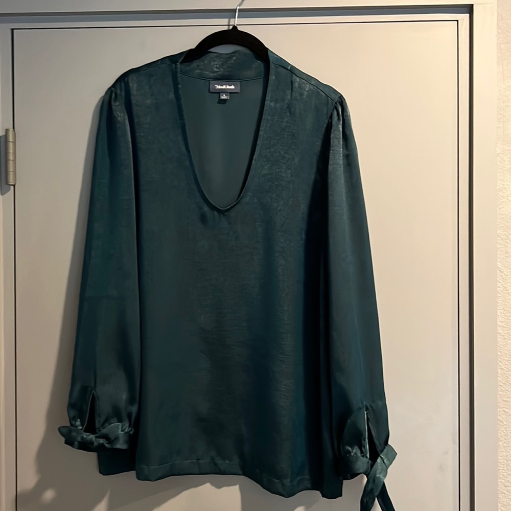 Modcloth green blouse